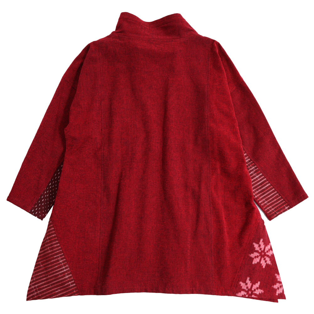 儀右ヱ門 ギエモン ぎえもん 久留米絣　ブラウス　タ550　日本製　【2025-26gs】