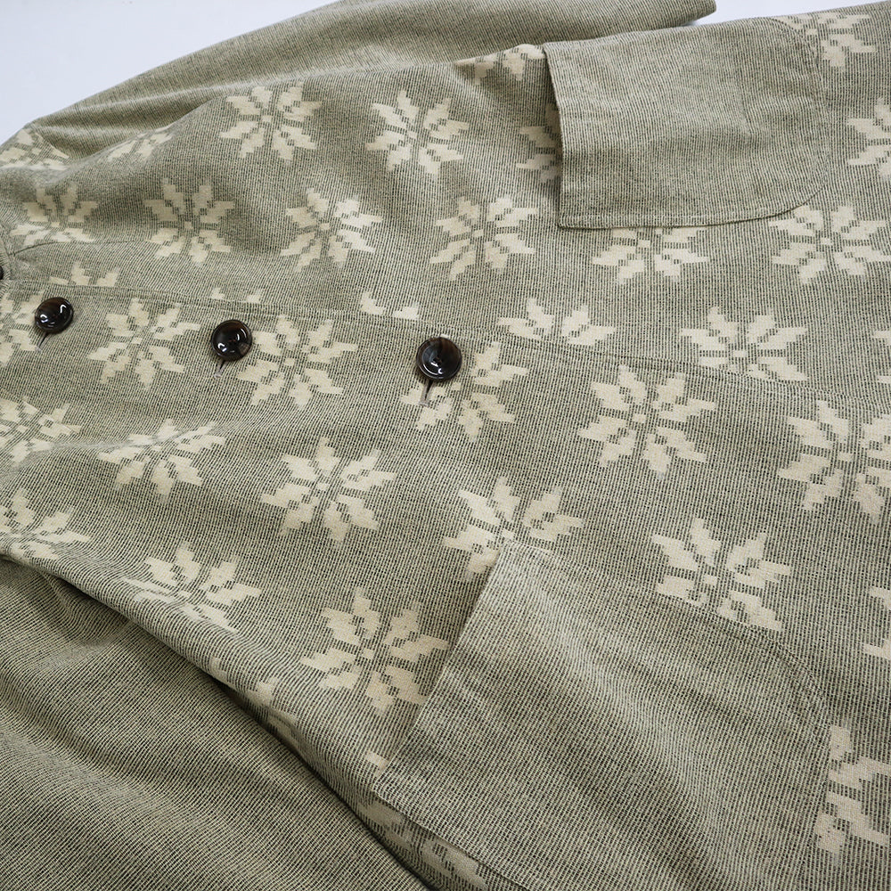 儀右ヱ門 ギエモン ぎえもん 久留米絣 コート タ218 日本製 【2025