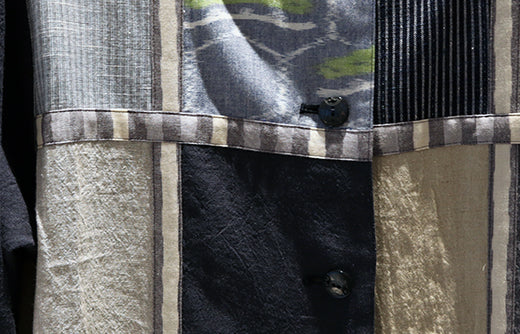 【予約商品】儀右ヱ門  久留米絣  コート　タ219　 日本製【2026ss】