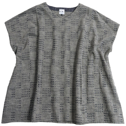Giemon Giemon 襯衫 Y5126 Appappa Easy Clothes Kurume Kasuri Made in Japan [2023gs]