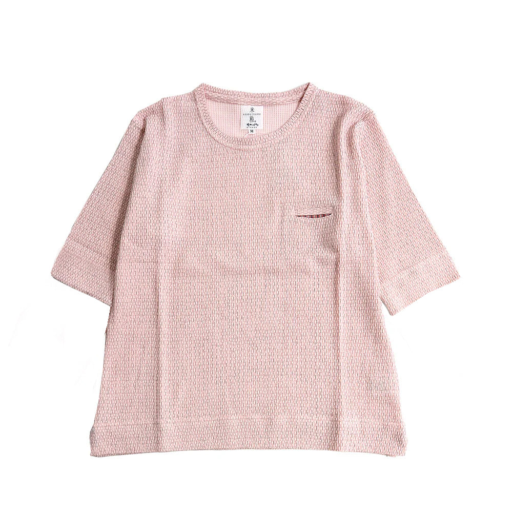 【予約商品】儀右ヱ門  久留米絣  カットソー　R5106   日本製【2026ss】