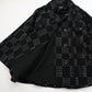 Giemon Giemon Giemon Kurume Kasuri Lined Jacket Poncho Ke152 Made in Japan