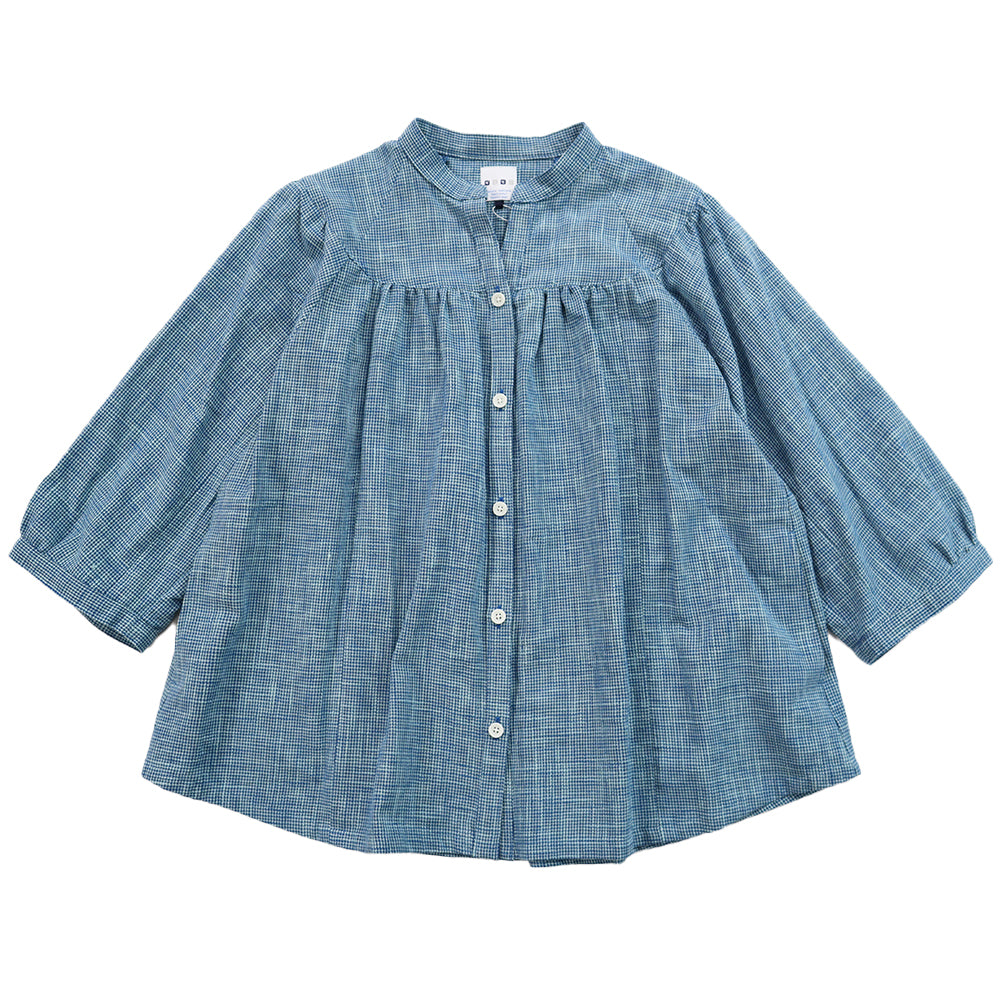 義右衛門 Giemon Kurume Kasuri 背帶裙 Y9067 日本製 [2025ss]