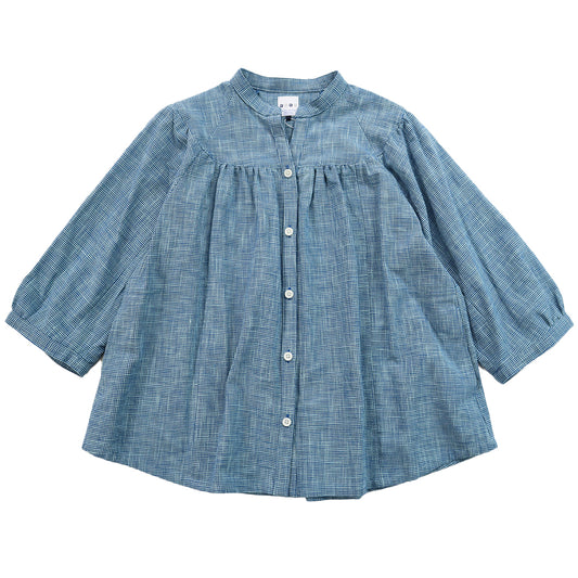 義右衛門 Giemon Kurume Kasuri 背帶裙 Y9067 日本製 [2025ss]