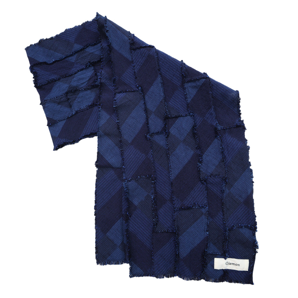 【予約商品】Giemon  久留米絣  ショール  GB-0035　GB-0035-2 　日本製【2026ss】