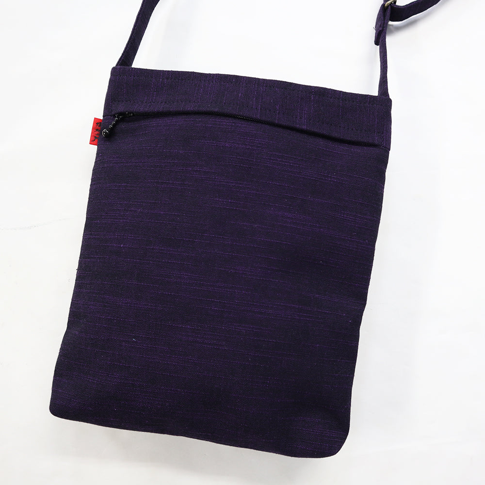 【予約商品】儀右ヱ門 久留米絣  ポシェット　ご安心（大）  日本製【2026ss】