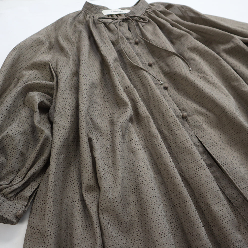 【予約商品】Giemon  久留米絣  ブラウス  G-535  日本製【2026ss】