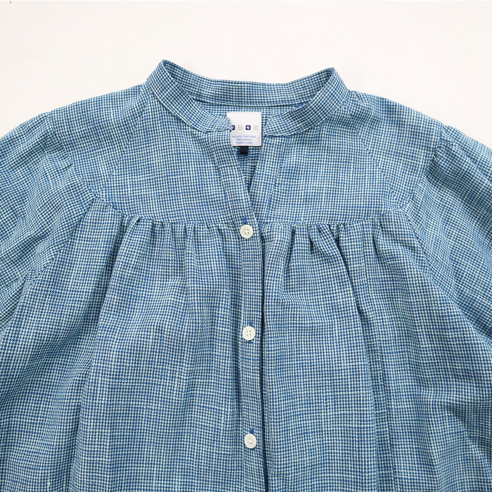 義右衛門 Giemon Kurume Kasuri 背帶裙 Y9067 日本製 [2025ss]