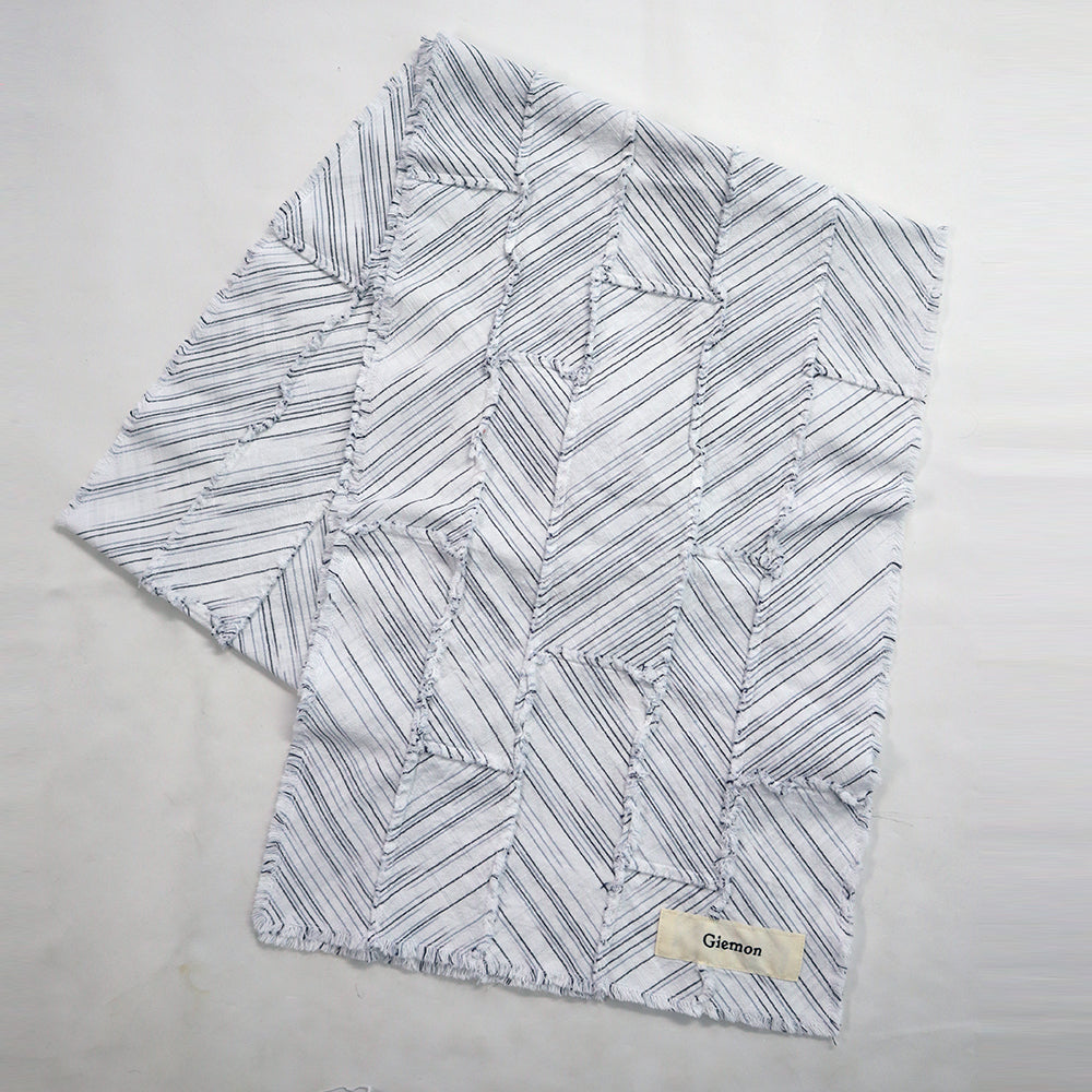 【予約商品】Giemon  久留米絣  ショール  GB-0035　GB-0035-2 　日本製【2026ss】