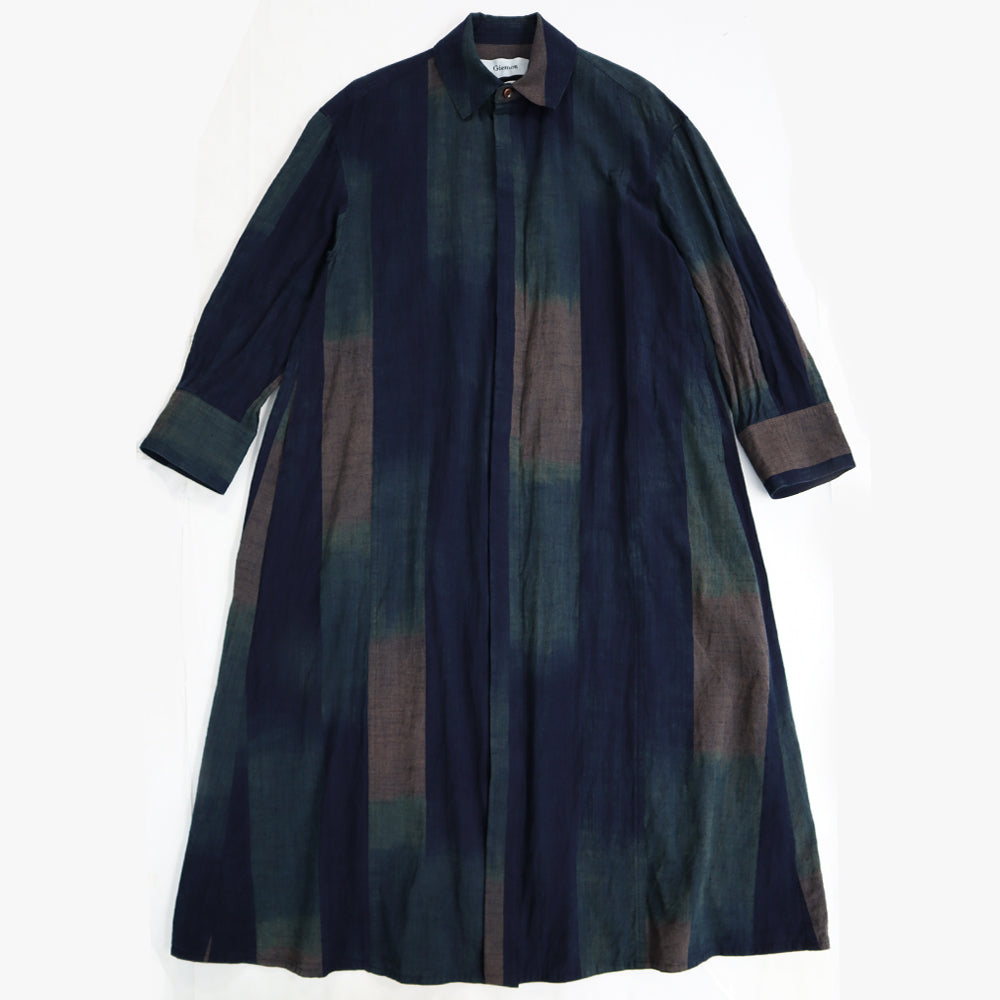 義右衛門 Giemon Kurume Kasuri 背帶裙 Y9067 日本製 [2025ss]