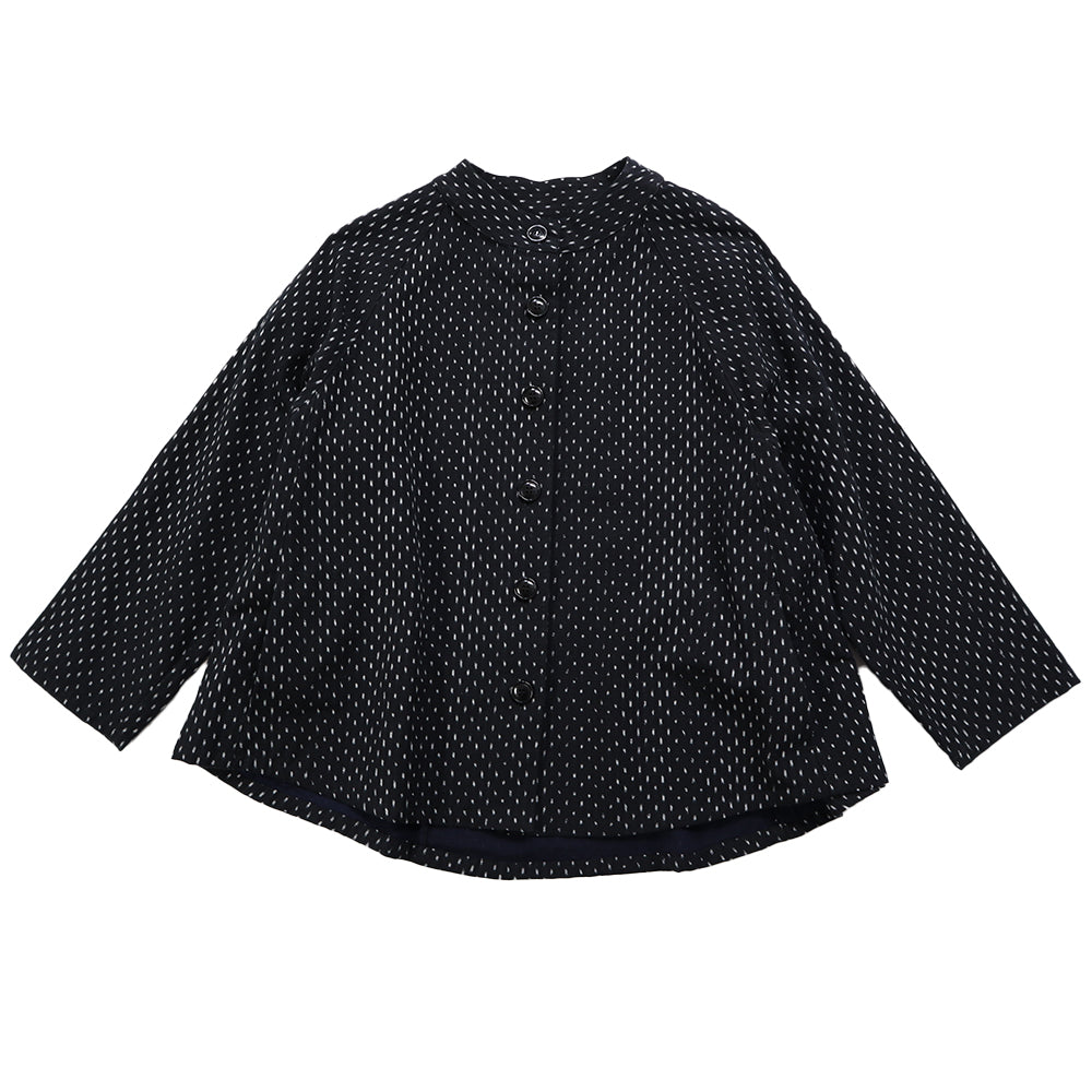 儀右ヱ門  ギエモン ぎえもん  久留米絣　ブラウス　Y5176　日本製　【2025-26gs】