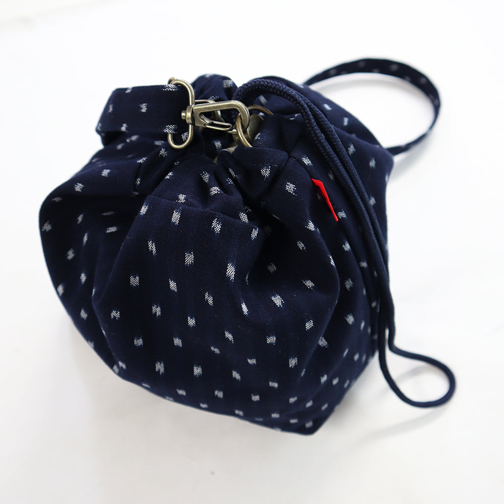 【予約商品】儀右ヱ門 久留米絣  ショルダー　マスト  日本製【2026ss】