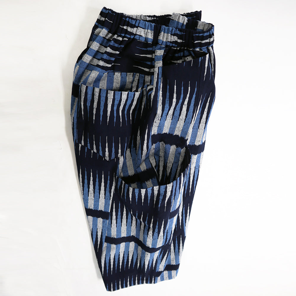 【予約商品】儀右ヱ門  久留米絣  パンツ　カ738  日本製【2026ss】