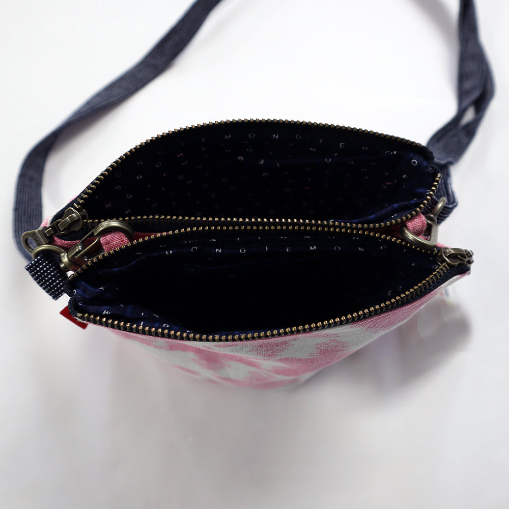 儀右ヱ門 ギエモン ぎえもん 久留米絣　ポシェット　ユーユー　日本製　【2025ー26gs】