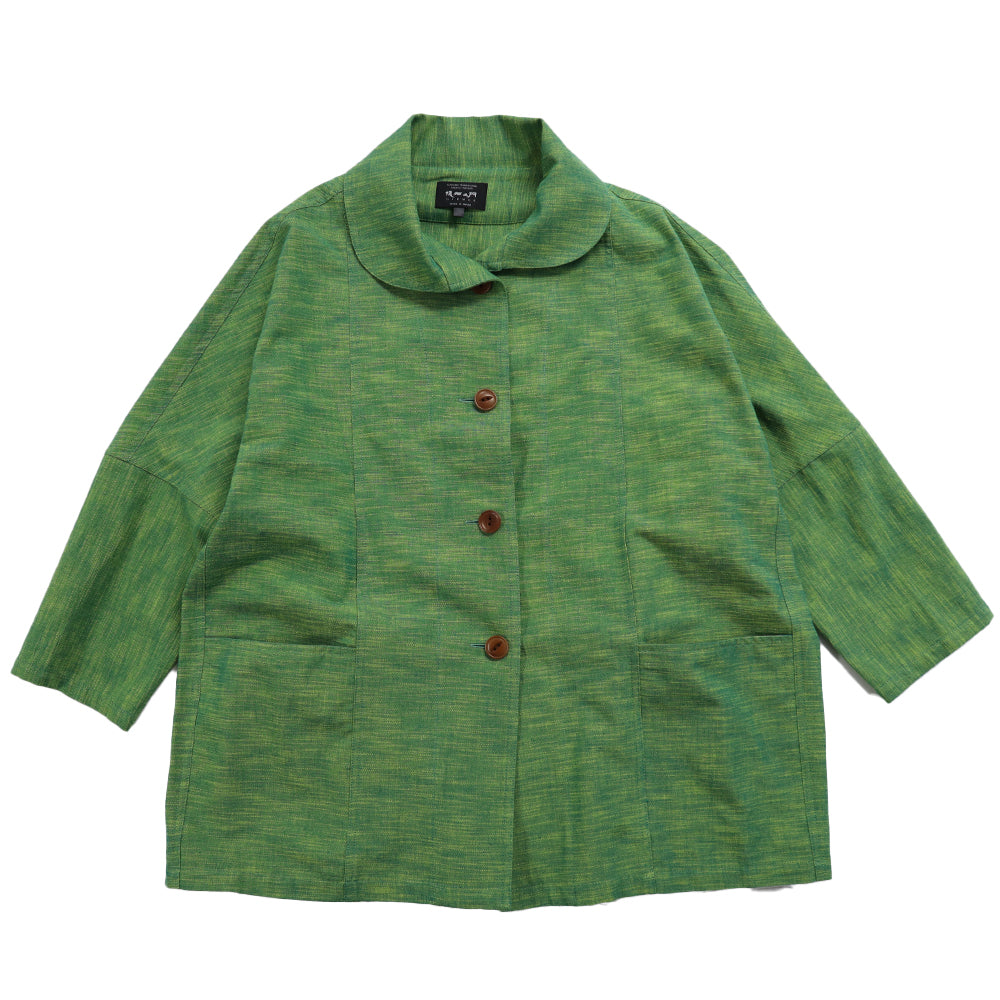 【予約商品】儀右ヱ門  久留米絣  ブラウス　タ552  日本製【2026ss】