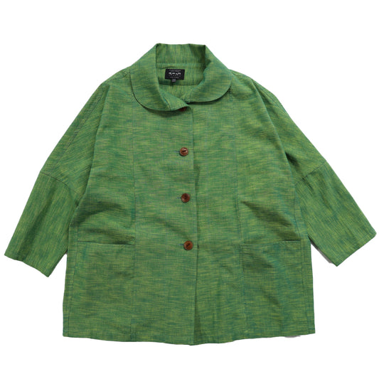 【予約商品】儀右ヱ門  久留米絣  ブラウス　タ552  日本製【2026ss】