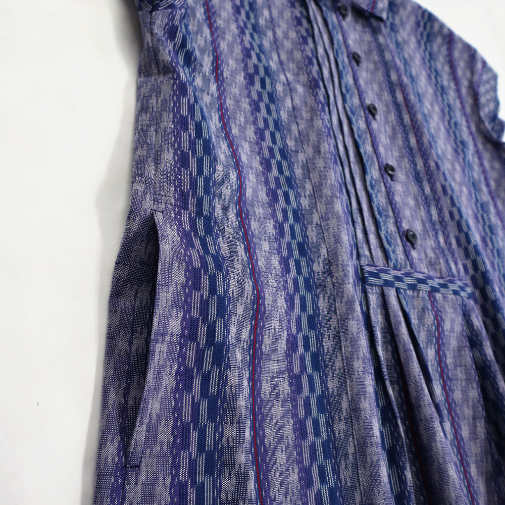 Giemon Giemon Kurume Kasuri Jumper Skirt Y9067 Made in Japan [2025ss]