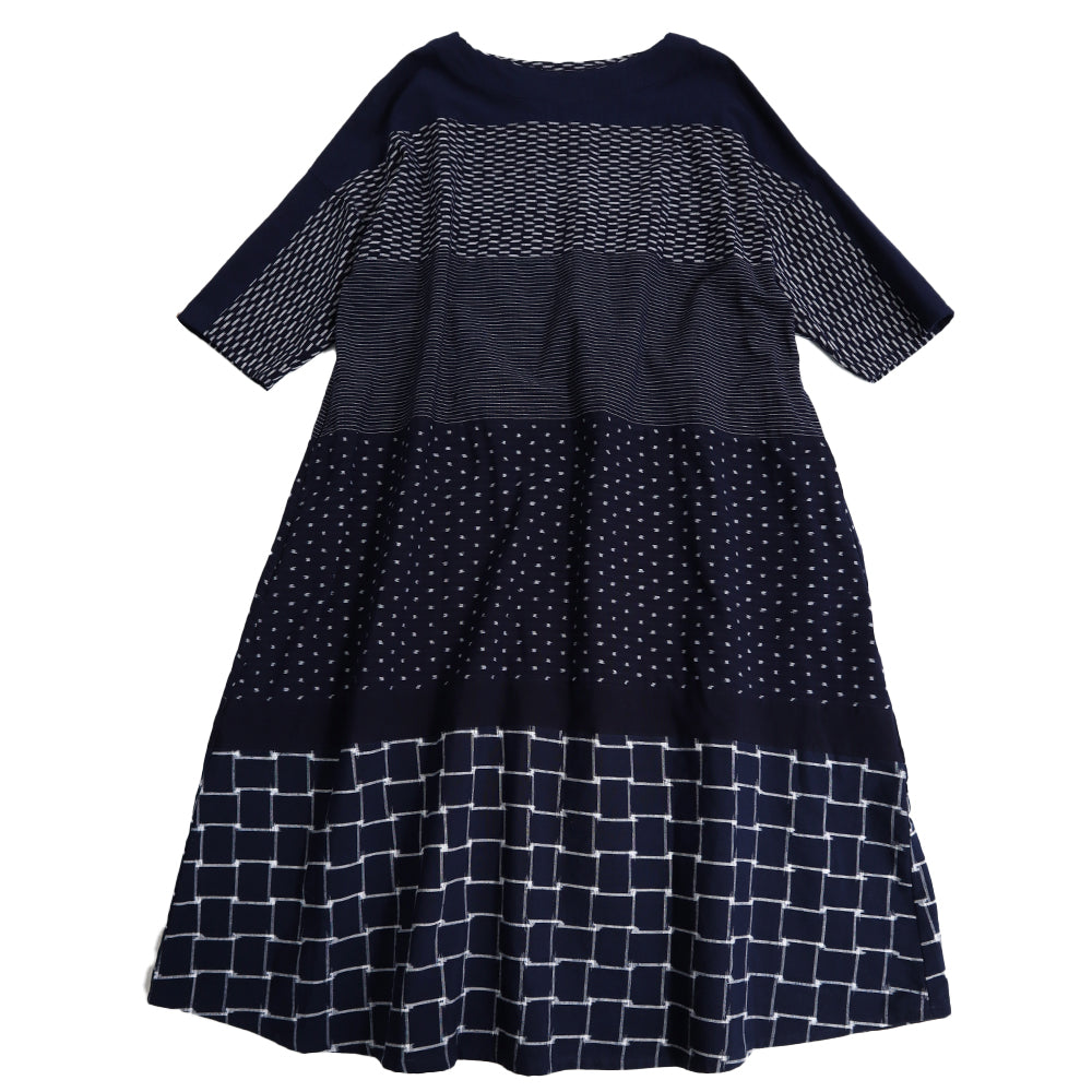 Giemon Giemon Kurume Kasuri Jumper Skirt Y9067 Made in Japan [2025ss]