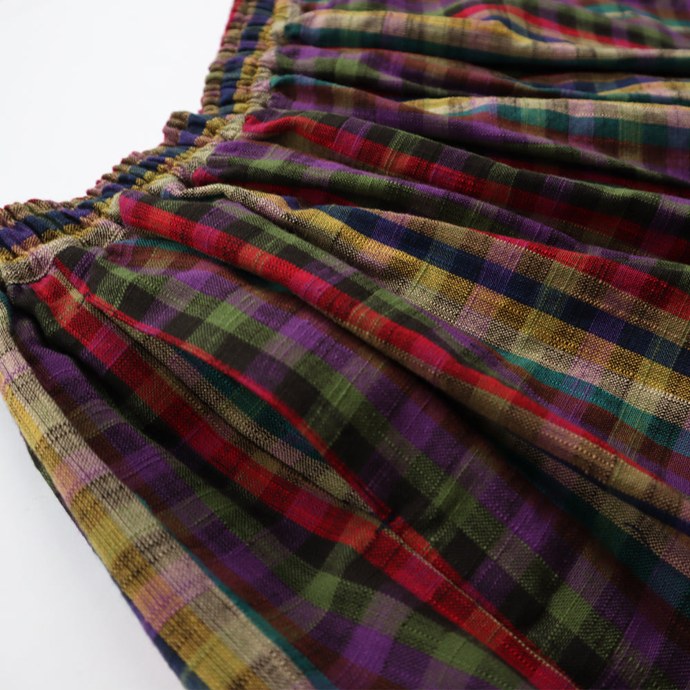 【予約商品】ギエモン  久留米絣  パンツ　Y7121　日本製【2026ss】