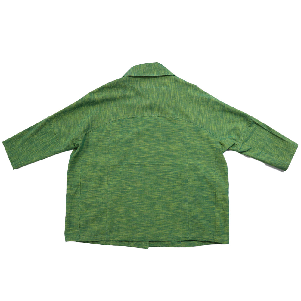 【予約商品】儀右ヱ門  久留米絣  ブラウス　タ552  日本製【2026ss】