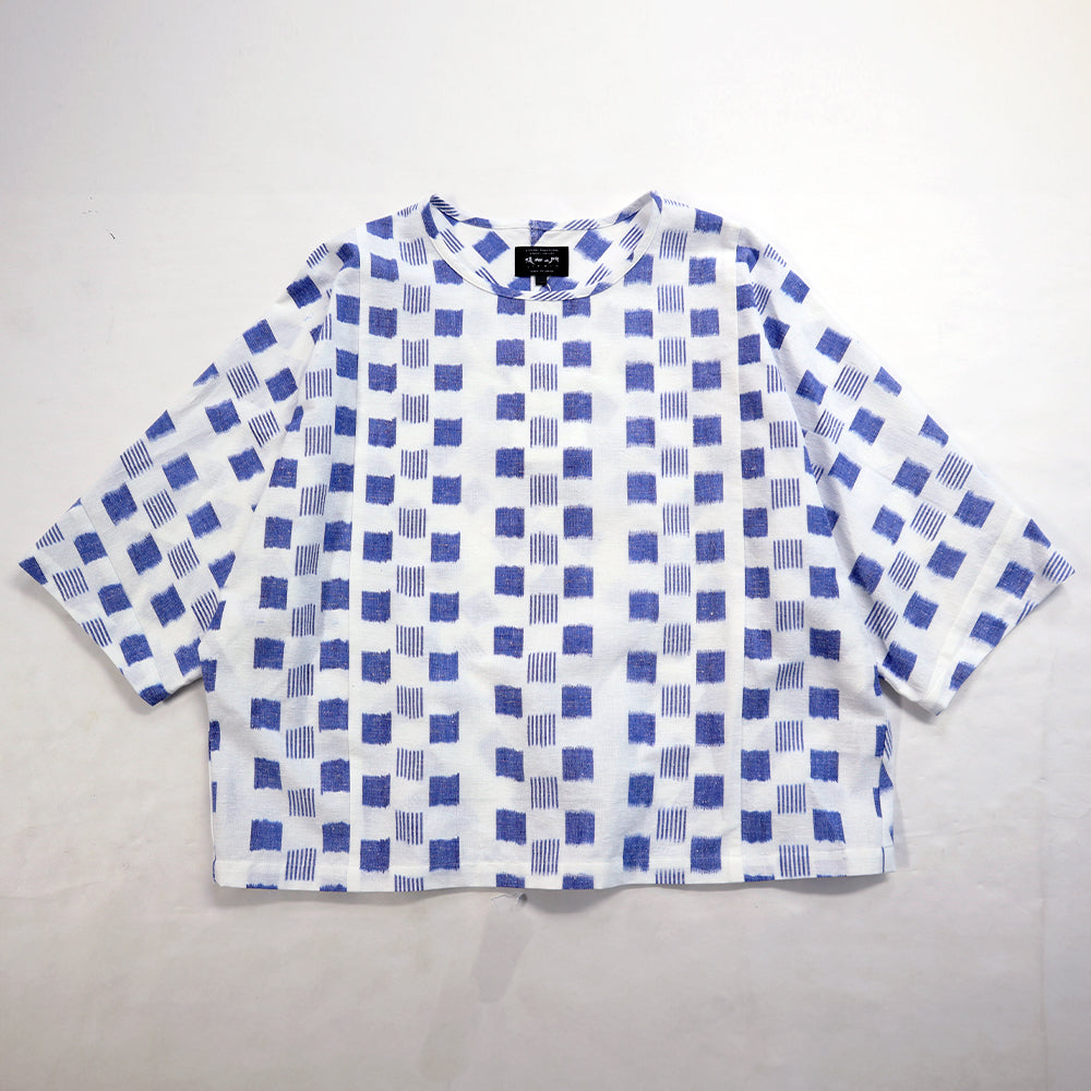 Giemon Giemon Kurume Kasuri Jumper Skirt Y9067 Made in Japan [2025ss]