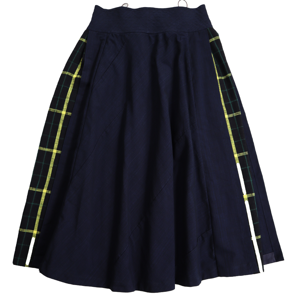 Giemon Giemon Kurume Kasuri Jumper Skirt Y9067 Made in Japan [2025ss]