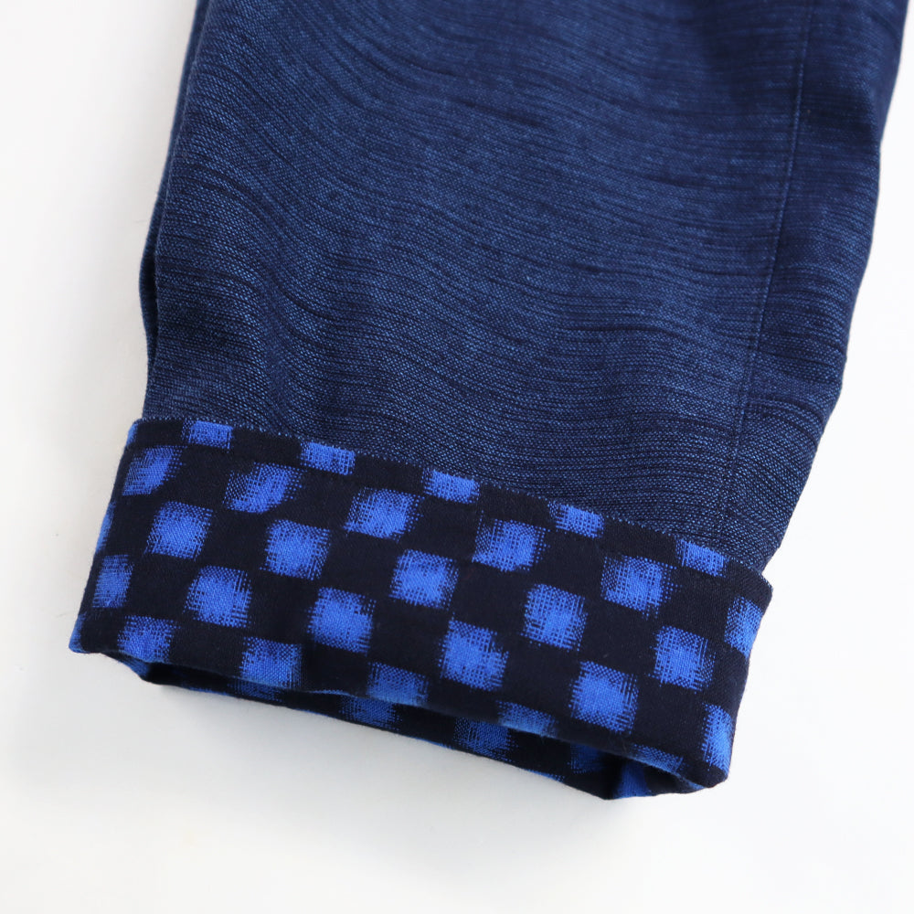 儀右ヱ門 ギエモン ぎえもん 久留米絣　ジャコット　タ217　日本製　【2025-26gs】