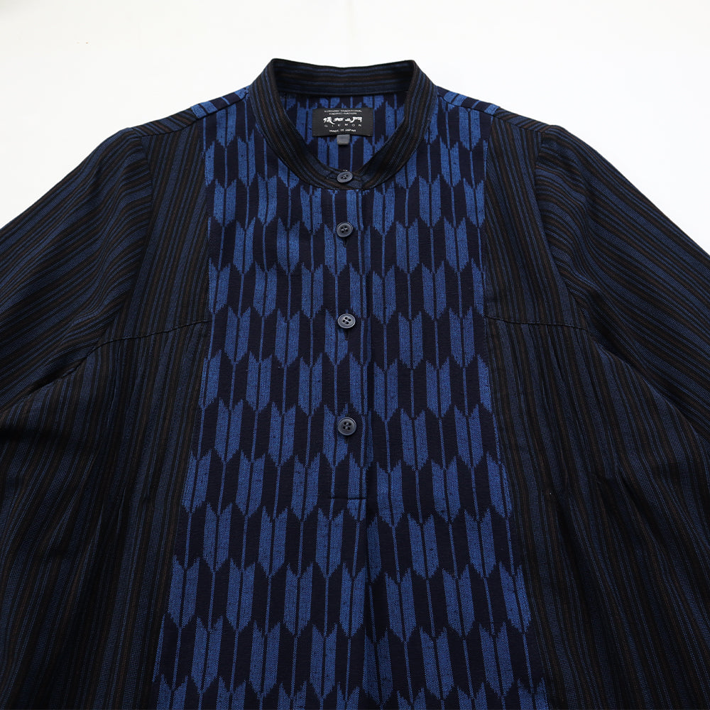 吉右衛門吉右衛門久留米笠長衫外套 Ta512-2 [2023aw]