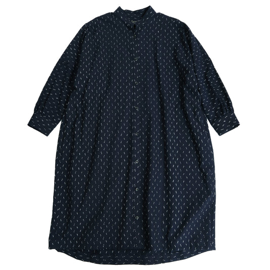 儀右ヱ門 ギエモン ぎえもん 久留米絣 ワンピース　ソ251  日本製【as】