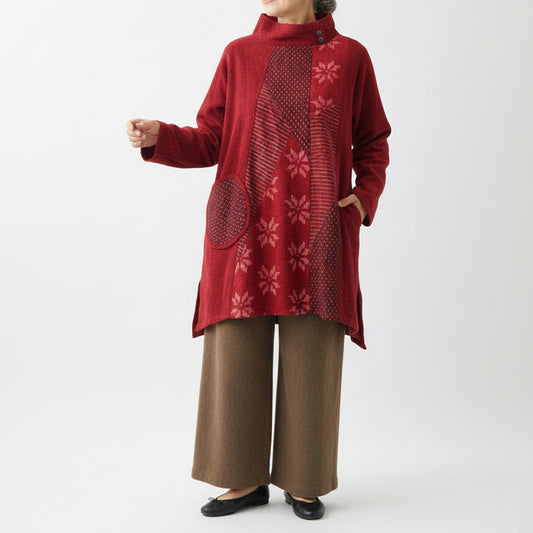 儀右ヱ門 ギエモン ぎえもん 久留米絣　ブラウス　タ550　日本製　【2025-26gs】