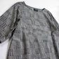 Giemon Giemon 3/4 Sleeve Dress So240 Kurume Kasuri Made in Japan Mother's Day