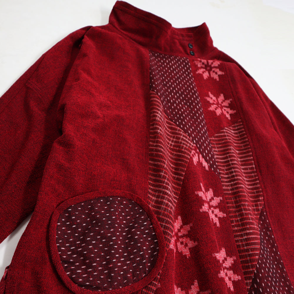 儀右ヱ門 ギエモン ぎえもん 久留米絣　ブラウス　タ550　日本製　【2025-26gs】