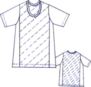 【予約商品】儀右ヱ門  久留米絣  カットソー　CS5008   日本製【2026ss】