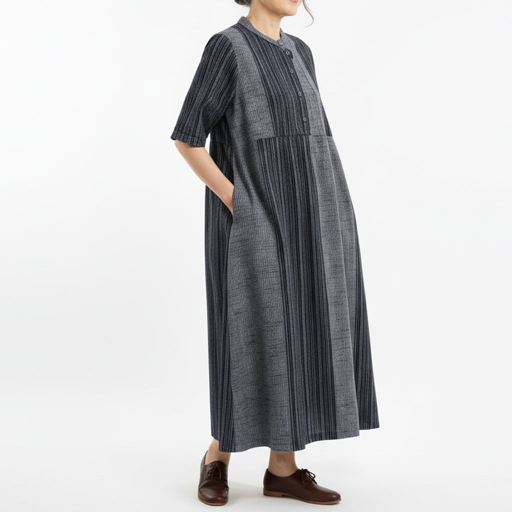 儀右ヱ門 ギエモン ぎえもん 久留米絣 ワンピース　タ215  日本製【2025aw】