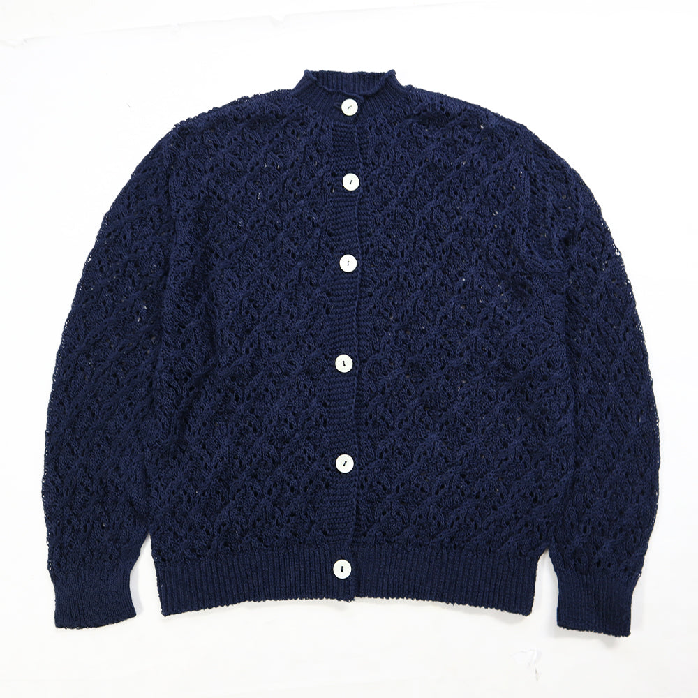 【予約商品】儀右ヱ門  久留米絣  カーディガン　R5114  日本製【2026ss】