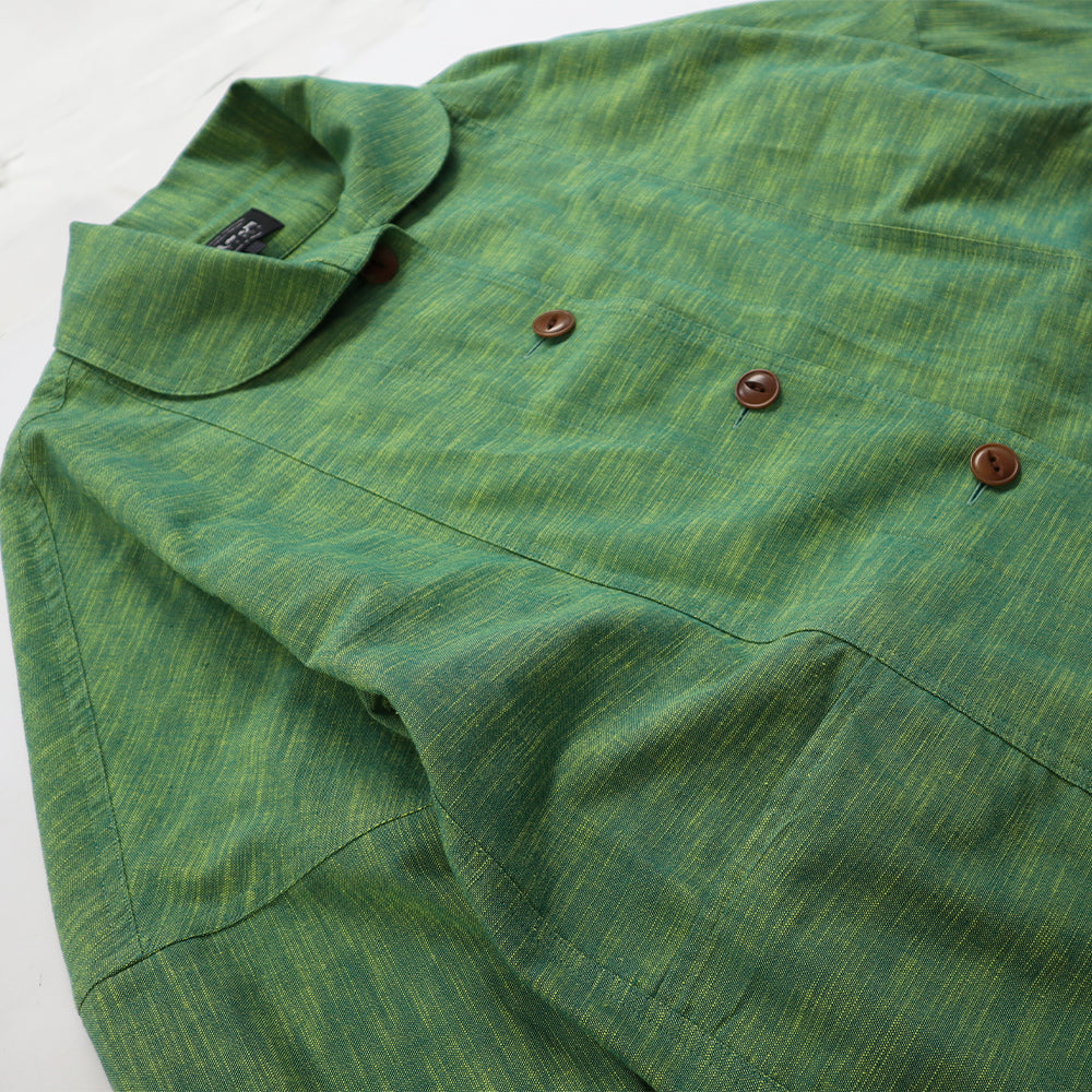 【予約商品】儀右ヱ門  久留米絣  ブラウス　タ552  日本製【2026ss】