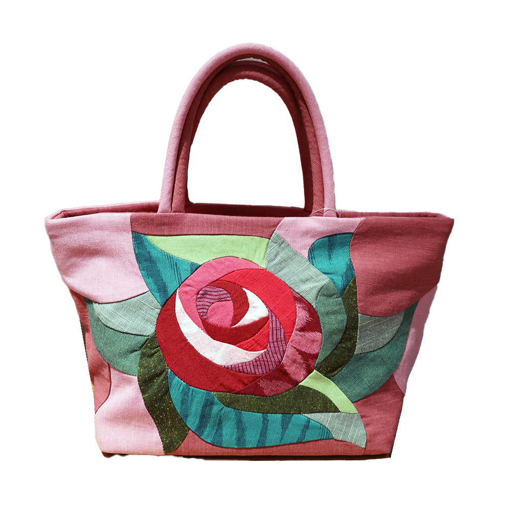 【予約商品】儀右ヱ門 久留米絣  トート　サンローズ   日本製【2026ss】