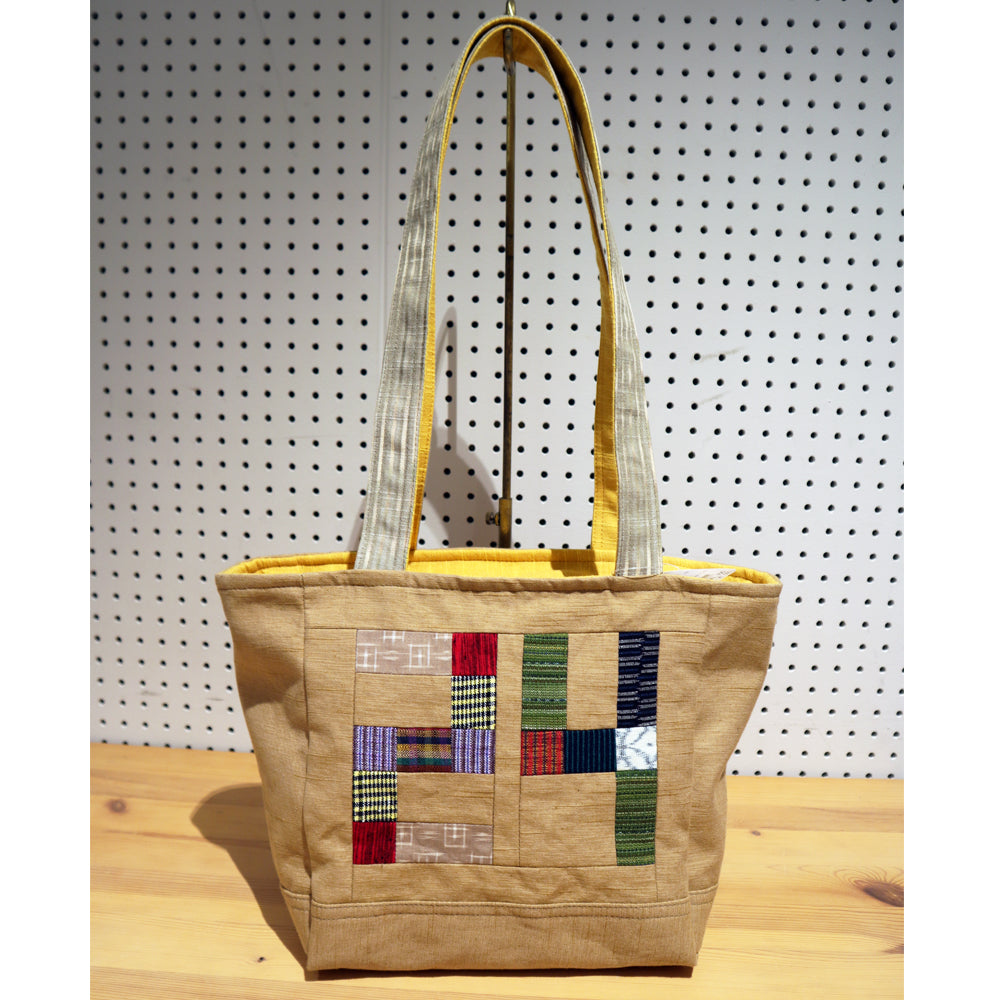 【予約商品】儀右ヱ門 久留米絣  トート　ナンバー   日本製【2026ss】