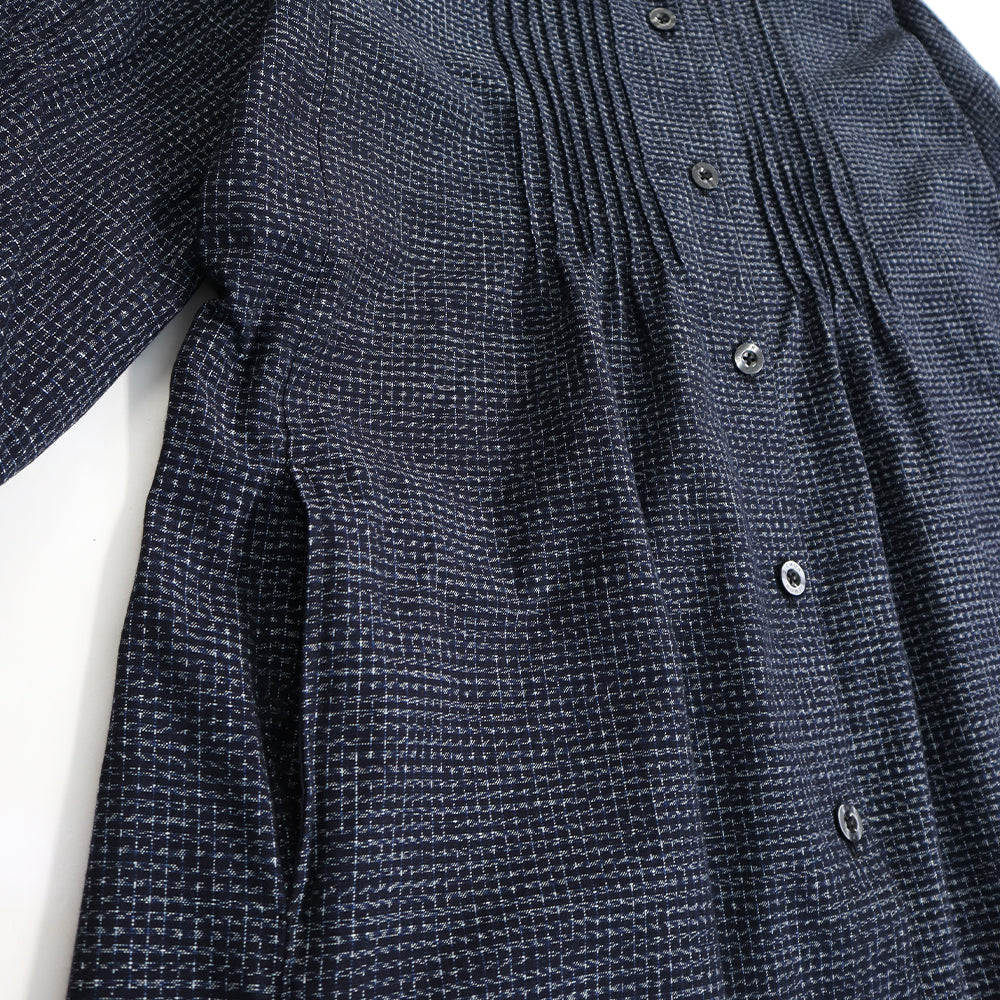 Giemon Kurume Kasuri Blouse Dolman Sleeves S528 Made in Japan Mother's Day