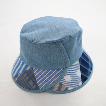 【予約商品】儀右ヱ門 久留米絣  帽子　BS-0042  日本製【2026ss】