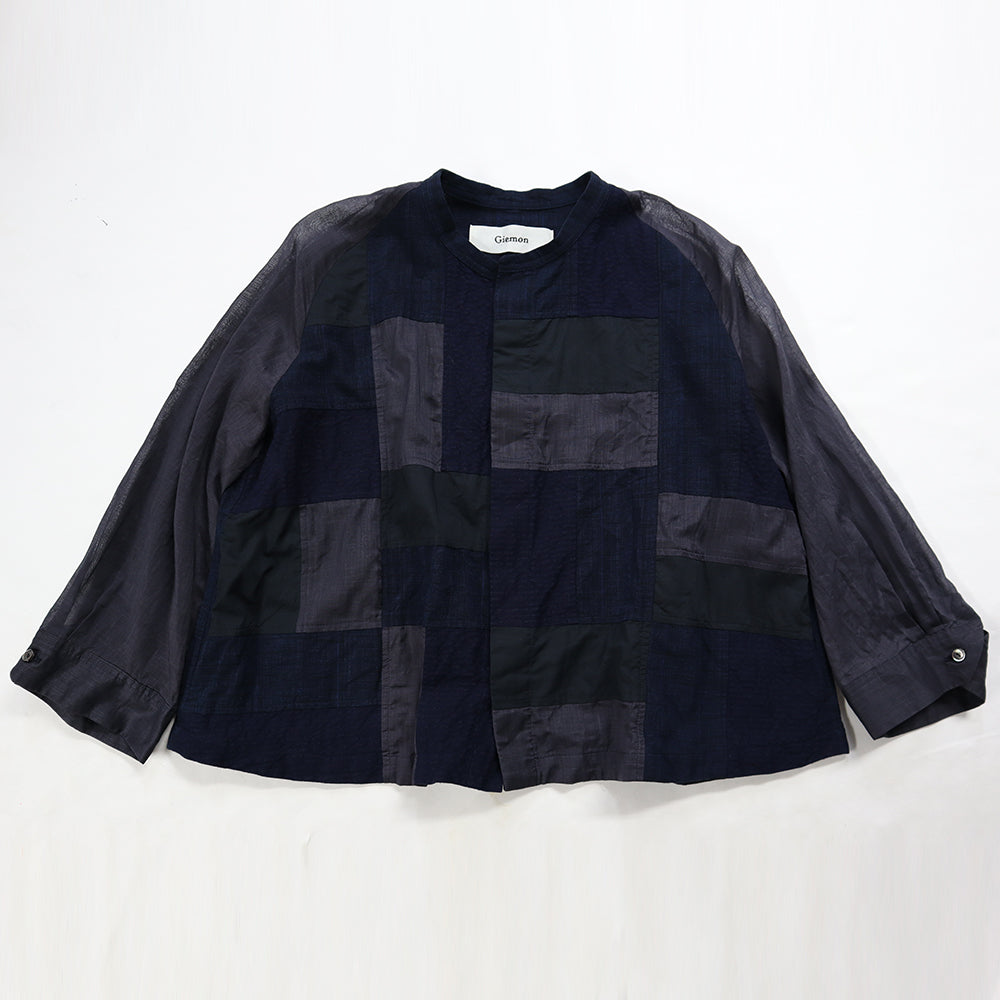 【予約商品】Giemon  久留米絣  ブラウス  G-533  日本製【2026ss】