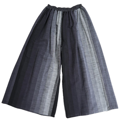 儀右ヱ門 ギエモン ぎえもん 久留米絣  ガウチョパンツ Y7109 日本製