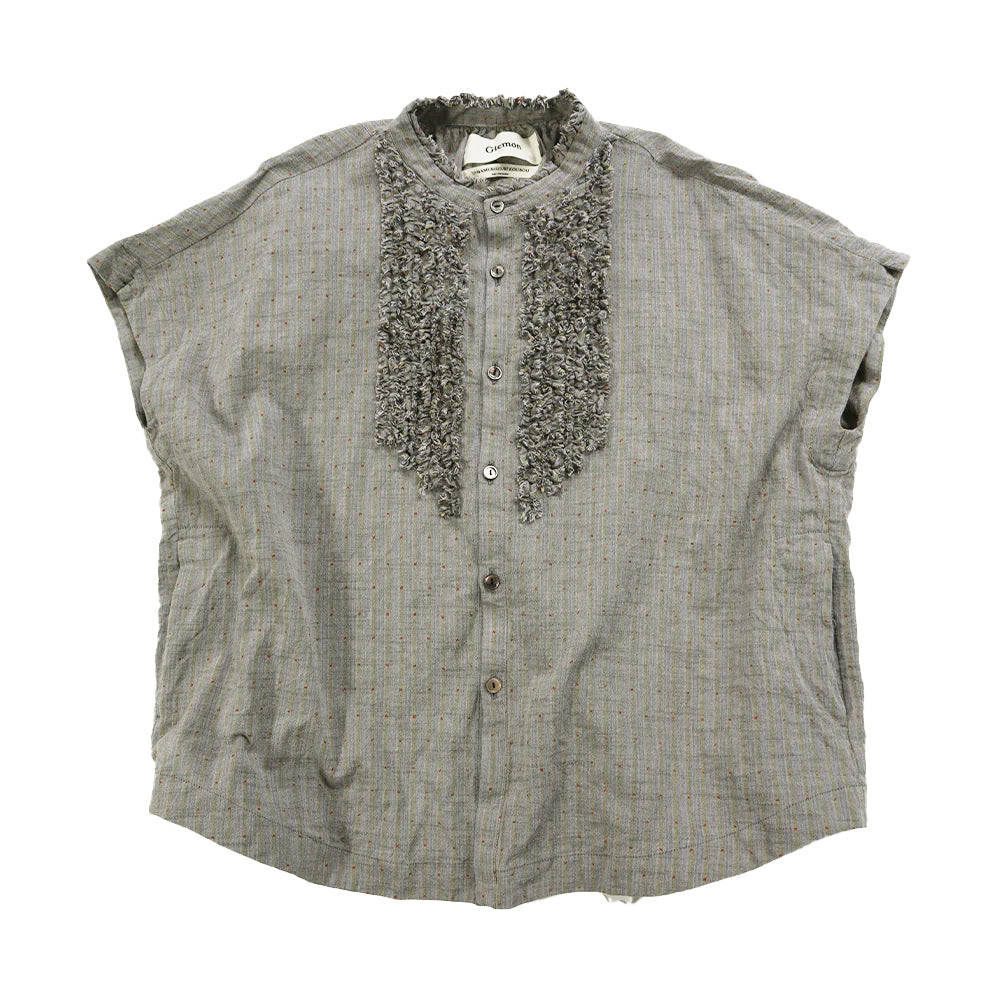 Giemon  久留米絣  ブラウス  G-534  日本製【2026ss】