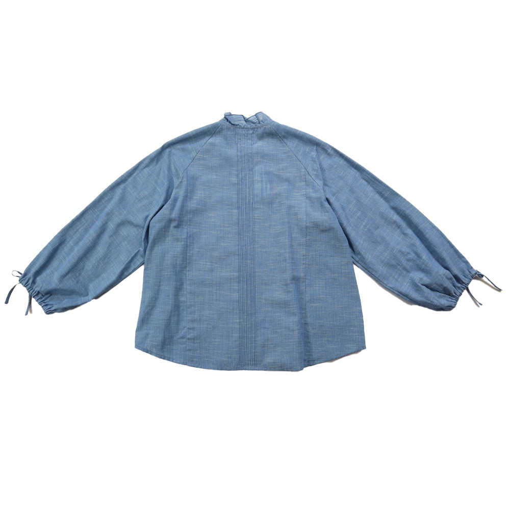 儀右ヱ門  久留米絣  ブラウス　タ555  日本製【2026ss】