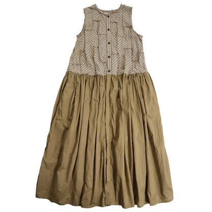 【予約商品】Giemon  久留米絣  ワンピース  G-233  日本製【2026ss】