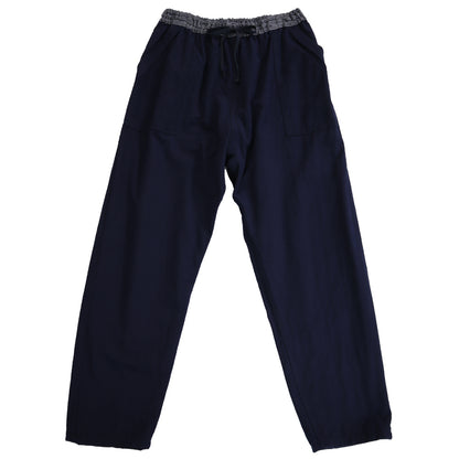 Giemon Monpan Kurume Kasuri Monpe Long Pants Y7033-2