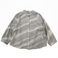吉右衛門 吉右衛門 吉右衛門 久留米笠 開襟襯衫 Ta532 日本製