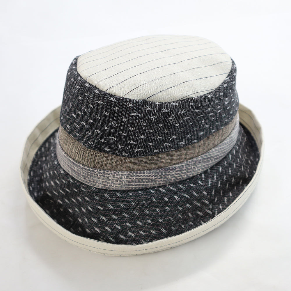 【予約商品】儀右ヱ門 久留米絣  帽子　BS-0029  日本製【2026ss】