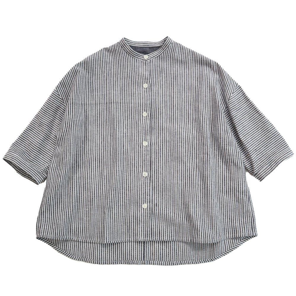 【予約商品】ギエモン 久留米絣 ブラウス　Y5179  日本製【2026ss】