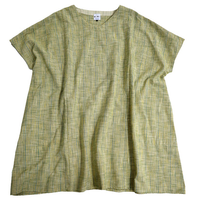 Giemon Giemon Kurume Kasuri Jumper Skirt Y9067 Made in Japan [2025ss]